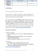 Estadio sensoriomotor de Piaget