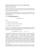 Modelos de Pronósticos Útiles para las Operaciones