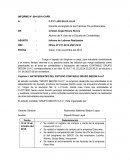 Informe de Labores Realizadas empresa minera HP S.A.C