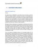 SUSTENTABILIDAD: . ANÁLISIS DE IMPACTO