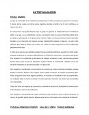 Autoevaluacion La sala de 2 años