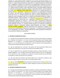 Convenio colaboración. Página 1