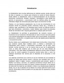 Ensayo Globalización. Sistemas economicos