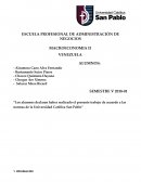 Macroeconomia Venezuela