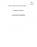 Administración educativa Actividades de aprendizaje