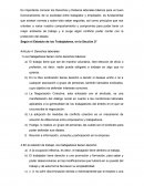 DERECHOS Y DEBERES LABORALES