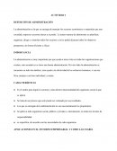 Actividad Definición de administración