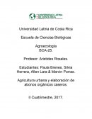 Agricultura urbana y elaboración de abonos orgánicos caseros