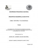 Los saberes del profesor de secundaria de historia, implicados en el uso y elección de materiales didácticos en la enseñanza de la historia