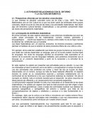 Actividades relacionadas con el entorno y la cultura matemática