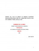 REPORTE DEL PLAN DE MANEJO DE RESIDUOS PELIGROSOS BIOLOGICOS-INFECCIOSOS (RPBI) DEL LABORATORIO ESTATAL