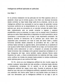 Inteligencia artificial aplicada en peliculas. Página 1