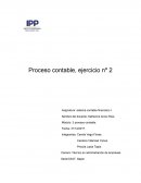 Proceso contable, ejercicio nº 2