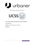 Plan Estratégico de Marketing de la empresa URBANER
