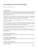 PUNTO DE EBULLICIÓN DE LOS LÍQUIDOS