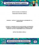 EVIDENCIA 1: ARTÍCULO “TECNOLOGÍAS DE LA INFORMACIÓN Y LA COMUNICACIÓN”