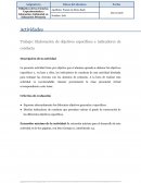 Objetivos especificos e indicadores de conducta