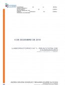 La reaccion de Cannizzaro