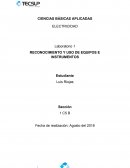Reconocimiento y uso de equipos e instrumentos en electricidad