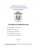 DOCUMENTOS ADMINISTRATIVOS