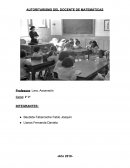 ENSAYO AUTORITARISMO EN EL DOCENTE DE MATEMÁTICA