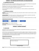 Los sistemas de información y las organizaciones