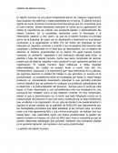 Gestión de talento humano