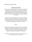 Memorias De Un Bebe