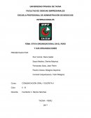 ÉTICA ORGANIZACIONAL EN EL PERÚ Y SUS ORGANIZACIONES