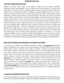 DERECHOS SOCIALES CONCEPTO DERECHOS HUMANOS. Página 1