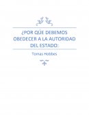 Fundamentos obediencia, Hobbes