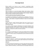 Psicología social. ¿Como formamos las primeras impresiones de la gente?