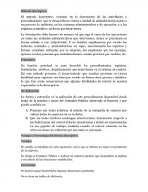 Métodos del control interno. Página 1