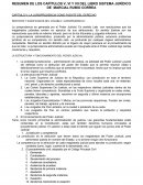 RESUMEN DE LOS CAPÍTULOS V, VI Y VII DEL LIBRO SISTEMA JURÍDICO DE MARCIAL RUBIO CORREA