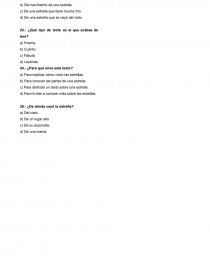 PRUEBA SEMESTRAL DE LENGUAJE “COMPRENSIÓN LECTORA” 4º AÑO BÁSICO. Página 5