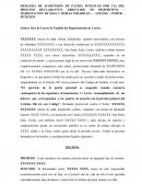 Demanda de Suspencion de Patria Potestad