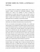 INFORME SOBRE IÓN, FEDRO, LA REPÚBLICA Y POETICA