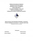 Base de datos de tesis programa de ingenieria y tecnologia proyecto ingenieria de gas año