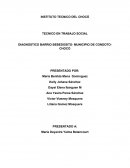 DIAGNOSTICO BARRIO BEBEDOSITO- MUNICIPIO DE CONDOTO- CHOCÓ