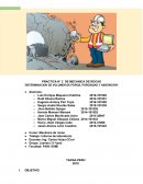 PRACTICA N° 2 DE MECANICA DE ROCAS “DETERMINACION DE VOLUMEN DE POROS, POROSIDAD Y ABSORCIÓN”