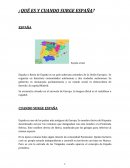 ¿Qué es y cuando surge España?