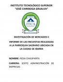 Aplicación de encuestas para determinar la participación en el mercado y preferencia de los clientes de las operadoras de servicios de telefonía móvil en la Ciudad de Ibarra