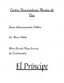 Ensayo El pincipe. Maquiavelo