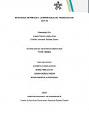ESTRATEGIA DE PRECIOS Y LA IMPORTANCIA DEL PRONÓSTICO DE VENTAS