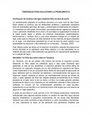 Tendencias de solución de problemas de contaminación del agua
