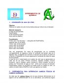 EXPERIMENTOS DE QUÍMICA