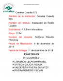 Instalación de redes locales