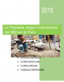 La pobreza segun indicadores del NBI en Perú