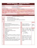 UNIDAD DIDÁCTICA EDUCACIÓN FÍSICA Secundaria 2018-2019