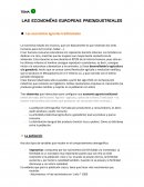 LAS ECONOMÍAS EUROPEAS PREINDUSTRIALES